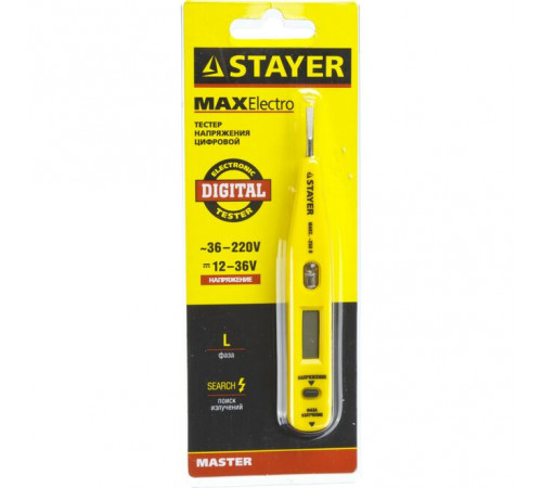 Тестер напряжения 12-220 В, 125 мм  STAYER "MASTER"