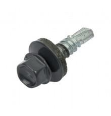 Саморез кровельный KPcZP 5,5 х 25 RAL-7024 (графитовый серый)