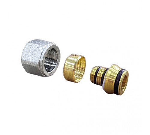 Евроконус для металлопластиковой трубы 16 х 1/2" STI