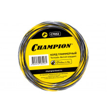 Леска триммерная, 3,0 мм х 12 м (витой квадрат) Champion Tornado
