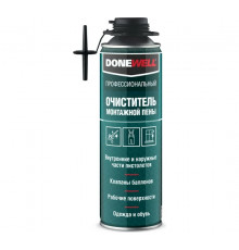 Очиститель монтажной пены, 100% Cleaner 650 мл DONEWELL