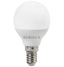 Лампа светодиодная LL-E-G45-7W-230-2,7K-E14 (шар,7Вт,тепл.,Е14) Eurolux