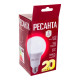 Лампа светодиодная LL-R-A80-20W-230-3K-E27(груша, 20Вт,тепл.,Е27) Ресанта