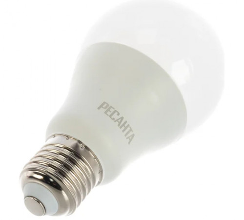 Лампа светодиодная LL-R-A65-15W-230-3K-E27(груша,15Вт,тепл.,Е27) Ресанта