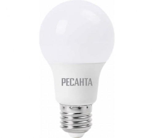 Лампа светодиодная LL-R-A65-15W-230-3K-E27(груша,15Вт,тепл.,Е27) Ресанта