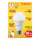 Лампа светодиодная LL-E-A70-20W-230-2,7K-E27(груша,20Вт,тепл.,Е27) Eurolux