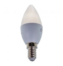 Лампа светодиодная LL-Е-C37-6W-230-2,7K-E14(свеча,6Вт,тепл.,Е14) Eurolux