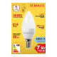 Лампа светодиодная LL-Е-C37-7W-230-4K-E14(свеча,7Вт,нейтр.,Е14) Eurolux