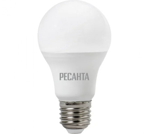 Лампа светодиодная LL-R-A60-11W-230-4K-E27(груша,11Вт,нейтр.,Е27) Ресанта
