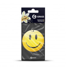 Картонный ароматизатор GRASS "Смайл" (ваниль)