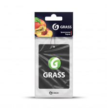 Картонный ароматизатор GRASS (персик)