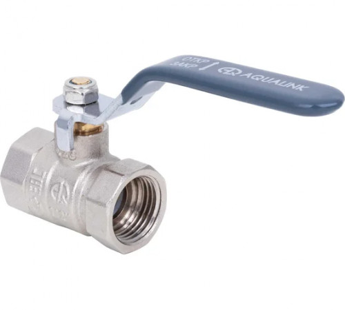 Кран шаровой FF 3/4" ручка AQUALINK