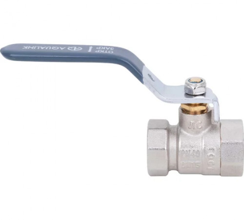 Кран шаровой FF 3/4" ручка AQUALINK
