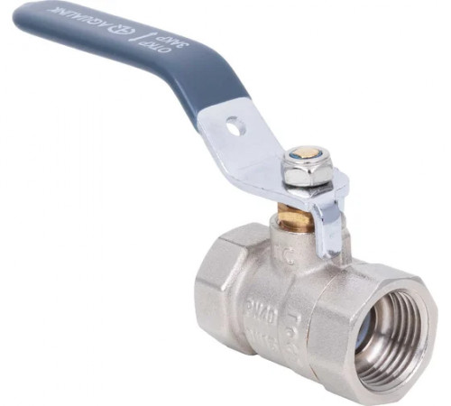 Кран шаровой FF 3/4" ручка AQUALINK