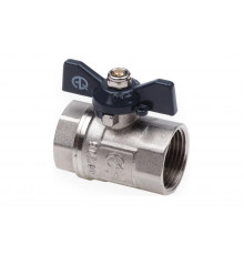 Кран шаровой FF 3/4" B бабочка AQUALINK