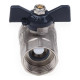 Кран шаровой FM 1" B бабочка AQUALINK