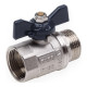 Кран шаровой FM 1" B бабочка AQUALINK