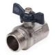 Кран шаровой FM 1" B бабочка AQUALINK