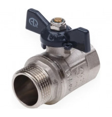 Кран шаровой FM 1/2" B бабочка AQUALINK