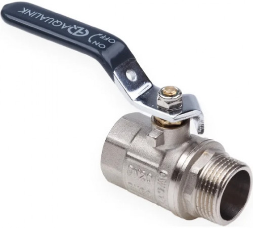 Кран шаровой FM 1/2" ручка AQUALINK