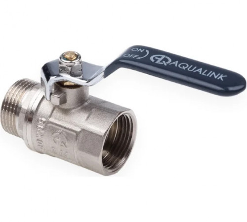 Кран шаровой FM 1/2" ручка AQUALINK