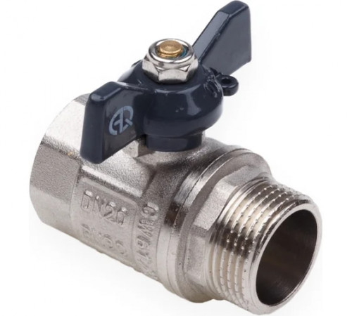 Кран шаровой FM 3/4" B бабочка AQUALINK