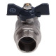 Кран шаровой MM 1" B бабочка AQUALINK