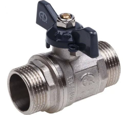 Кран шаровой MM 1/2" B бабочка AQUALINK
