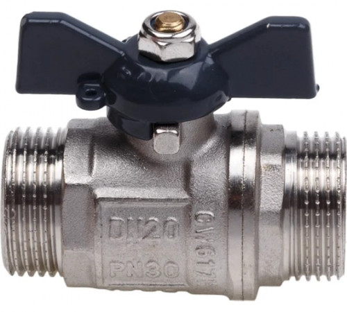 Кран шаровой MM 3/4" B бабочка AQUALINK