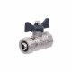 Кран шаровой для МП труб F 1/2 x 20 B бабочка AQUALINK