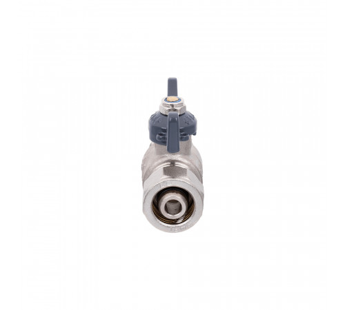 Кран шаровой для МП труб M 1/2 x 16 B бабочка AQUALINK