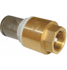 Обратный клапан с пластиковым сердечником с сеткой 1/2" F AQUALINK