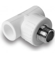 Тройник комбинированный 25 х 3/4 M х 25 ПП AQUALINK